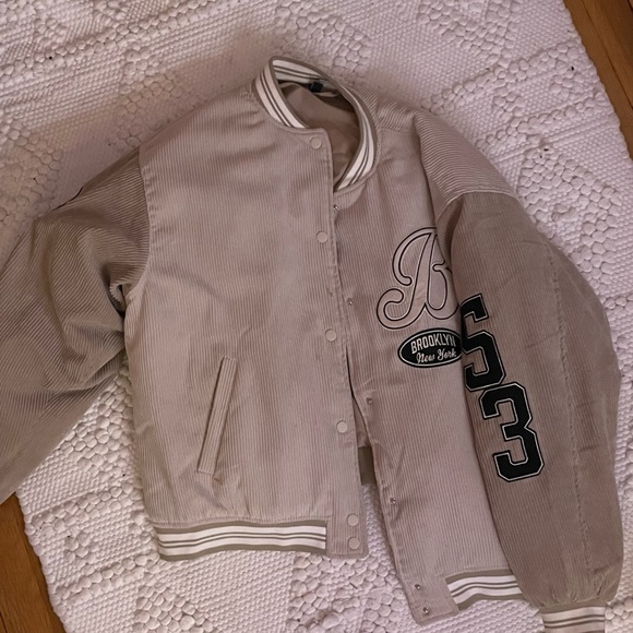 Brooklyn New York corduroy letterman’s jacket - Picture 1 of 2